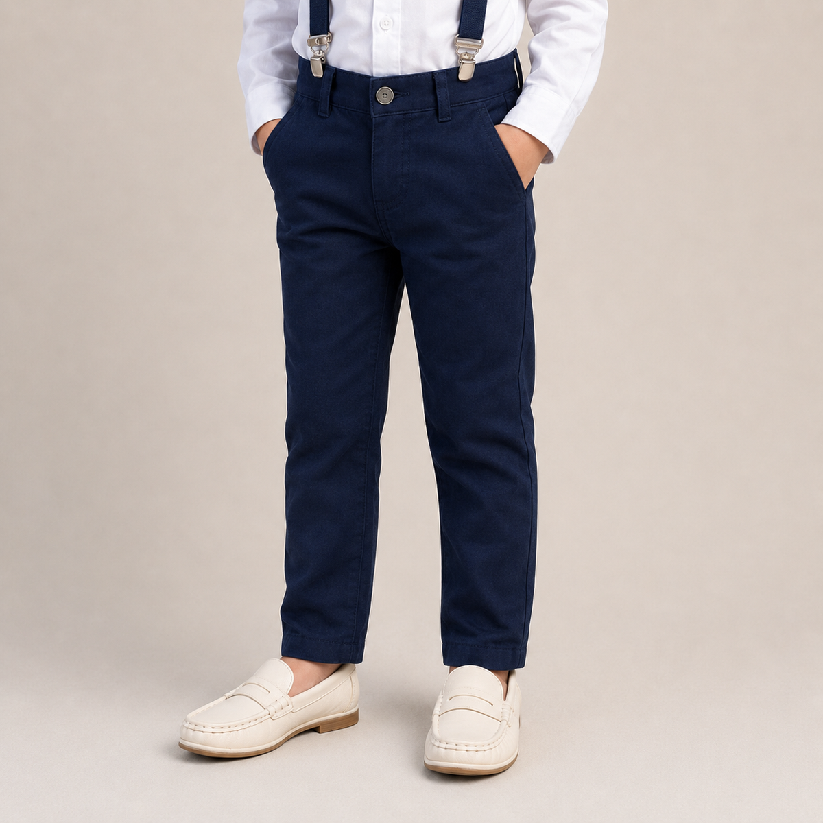 Conjunto Pajem Azul Marinho | Manga Longa