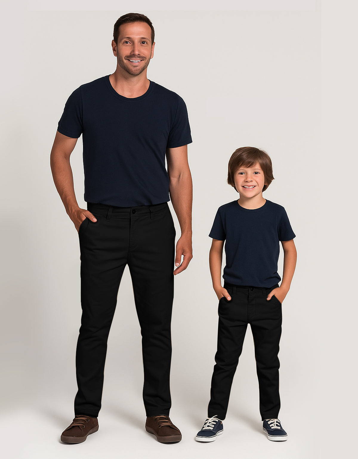 Kit 2 Calças Tal Pai, Tal Filho  Estilo E Conexão Várias Cores 38 ao 46 (Atacado)