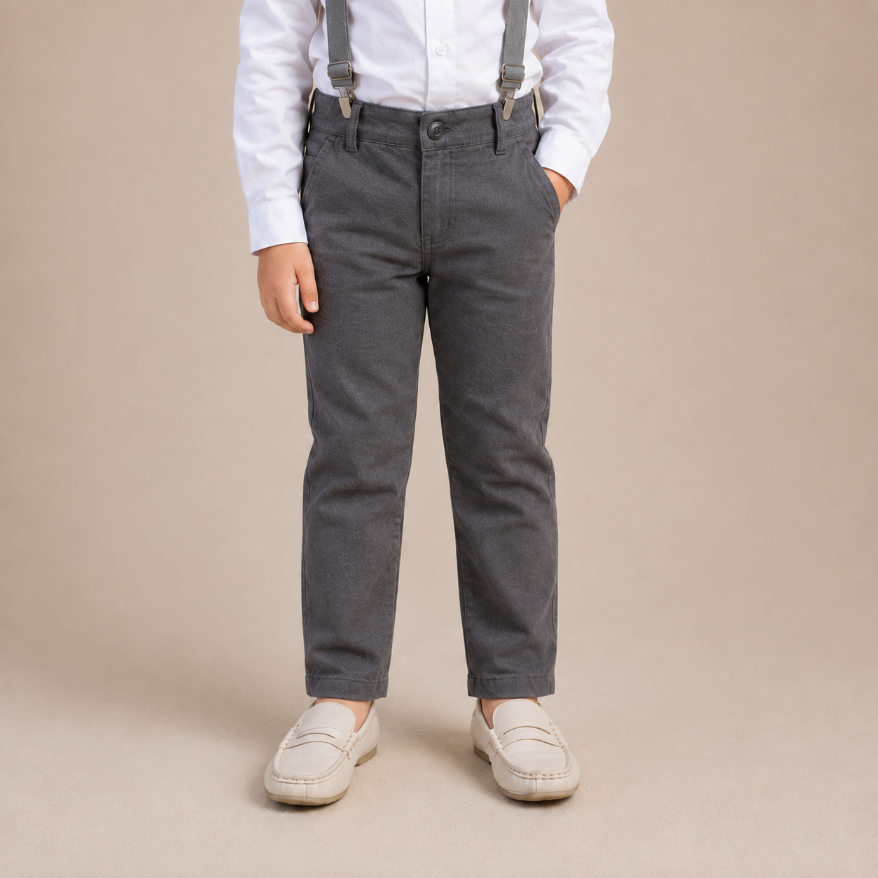 Conjunto Pajem Chumbo e Cinza - Kit com 4 peças