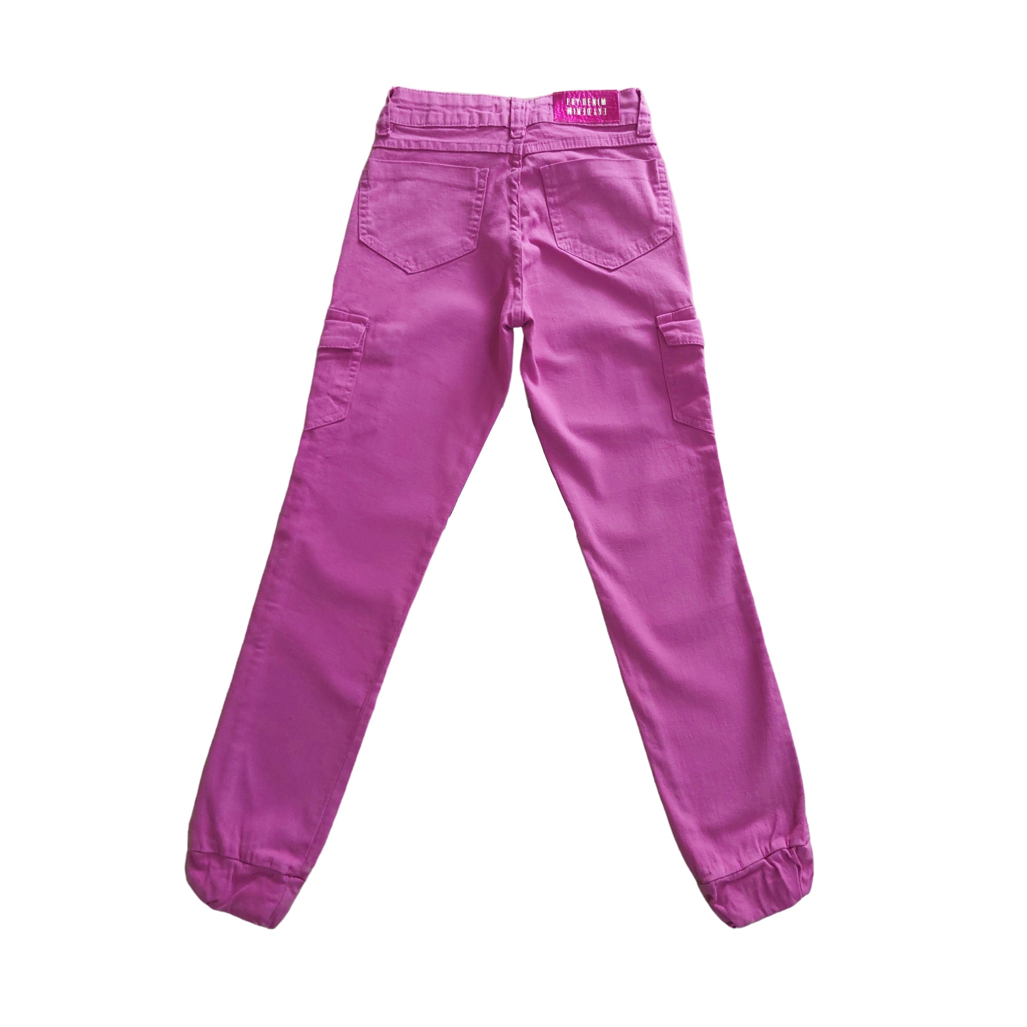 Calça Cargo Feminina Moda Juvenil Bolsos Prático Várias Cores 10 ao 16 Anos (Atacado)