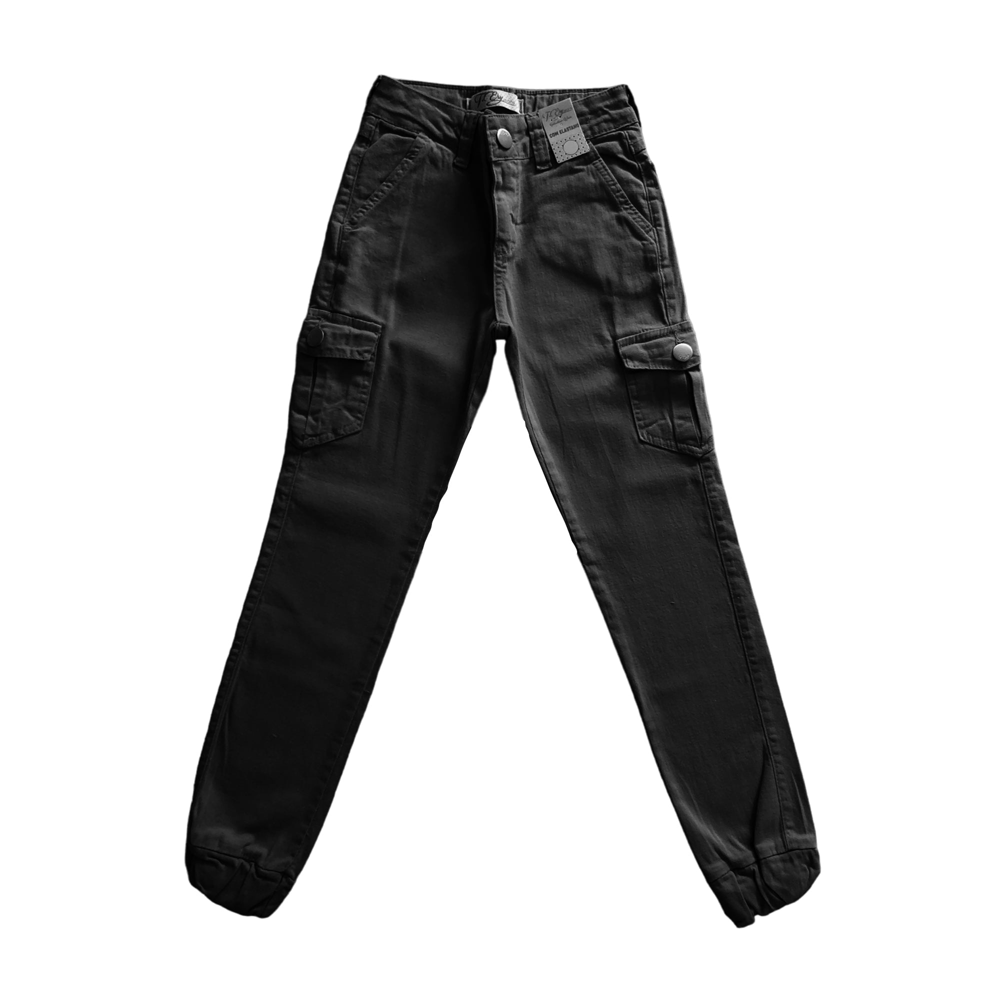 Calça Cargo Feminina Moda Juvenil Bolsos Prático Garota Teen Aventura & Estilo 10 ao 16 Anos