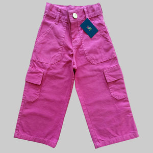 Calça Sarja Pantalona Wide Leg Feminina Infantil Menina