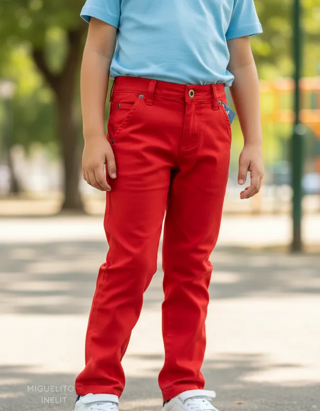 Calça Sarja  Infantil Bolso Faca  Varias Cores Promoção - Envio Rápido