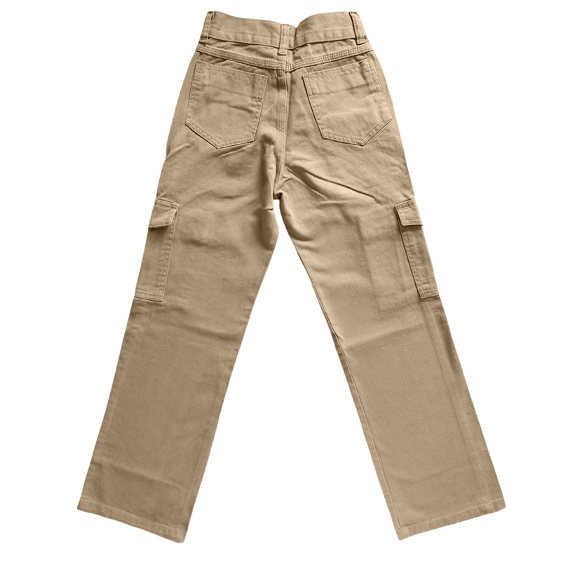 Calça Cargo Sarja Infantil Menina Garota Moderninhas Conrfot