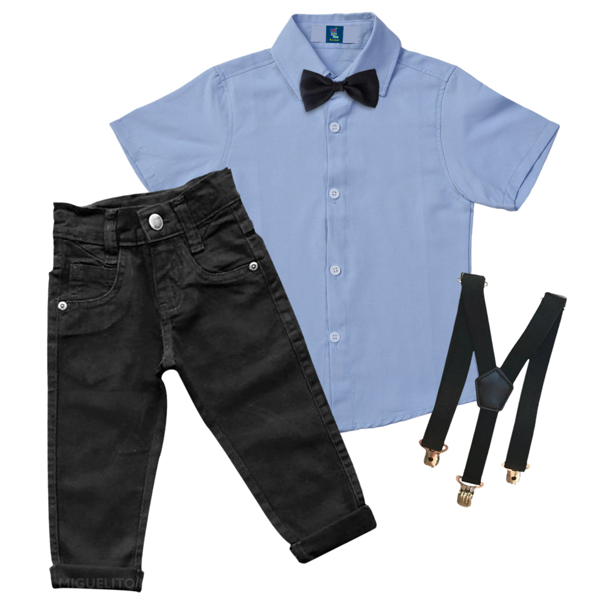 Roupa Pajem conjunto 4 Peças Antialérgico 100% Algodão P ao 8 anos (Atacado)