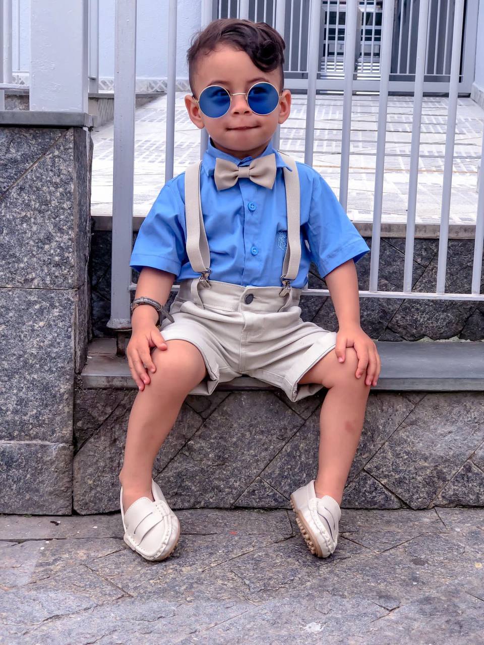 Conjunto Social BebΓͺ Menino Casamento VΓ‘rias Cores P ao 16 anos