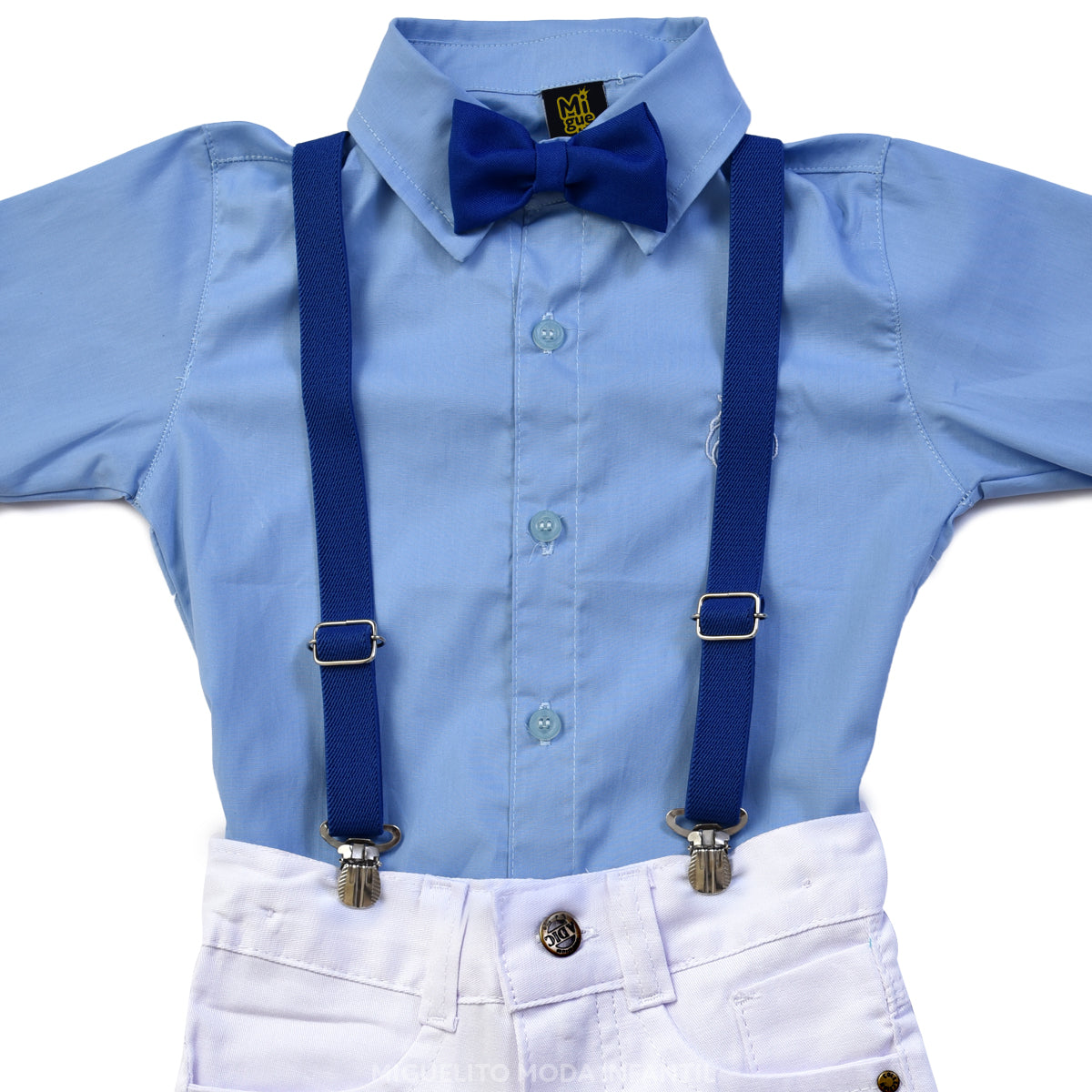 Conjunto Social Bebê Menino Batizado Infantil kit 4 peças (Atacado)