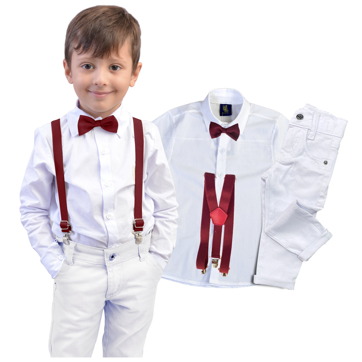 Roupa Bebê Menino Infantil Apresentação - Batizado - Festa P ao 8 anos (Atacado)