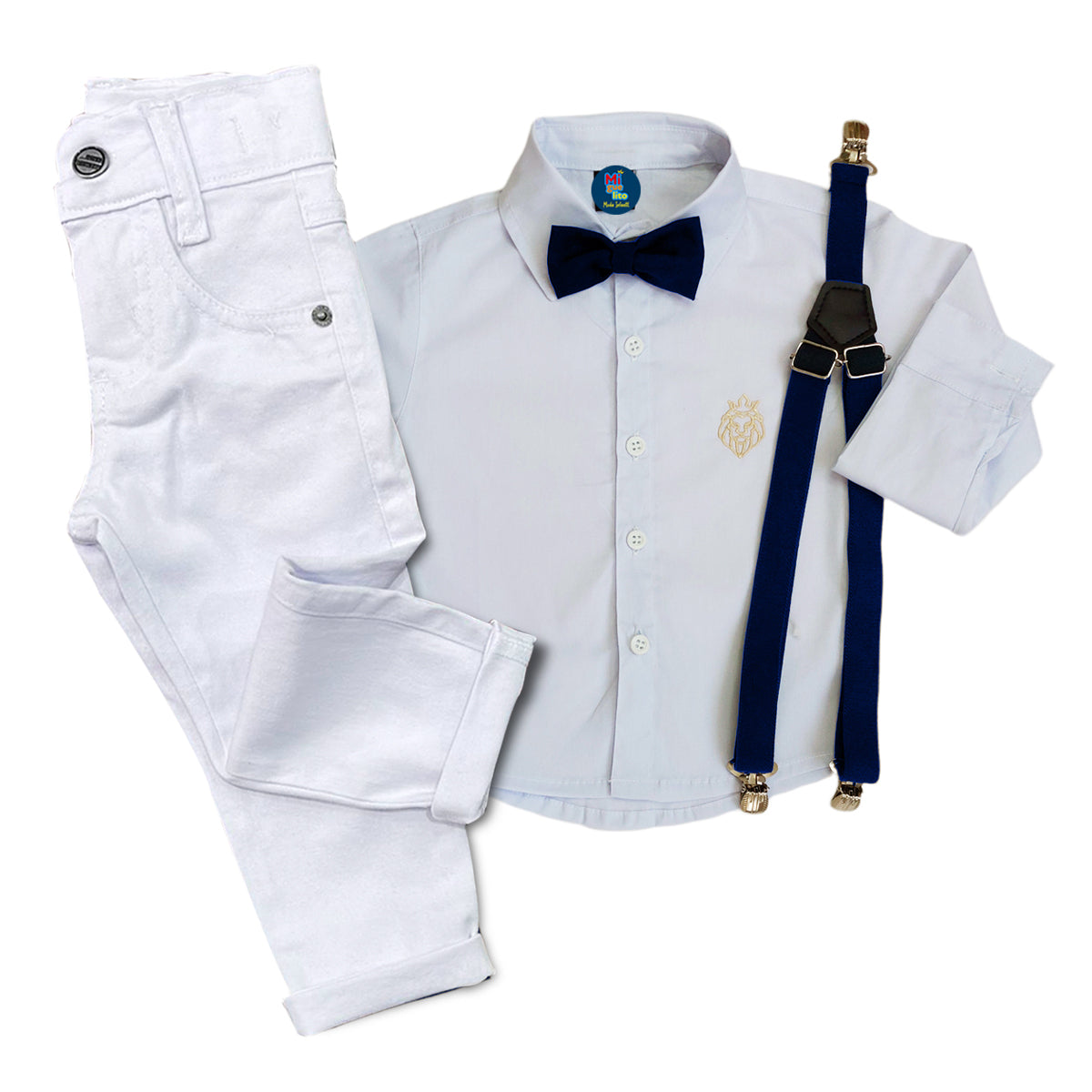 Roupa Bebê Menino Infantil Apresentação - Batizado - Festa P ao 8 anos (Atacado)