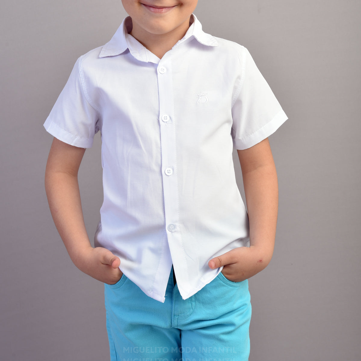 Roupa Menino Infantil Comemoração De Natal Ano Novo - Camisa + Bermuda (Atacado)