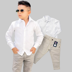 Calça e Camisa Manga Longa  Esporte Fino Várias Cores P ao 16 anos