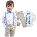 Conjunto Roupa Menino Bebê Batizado Casamento - Envio Rápido