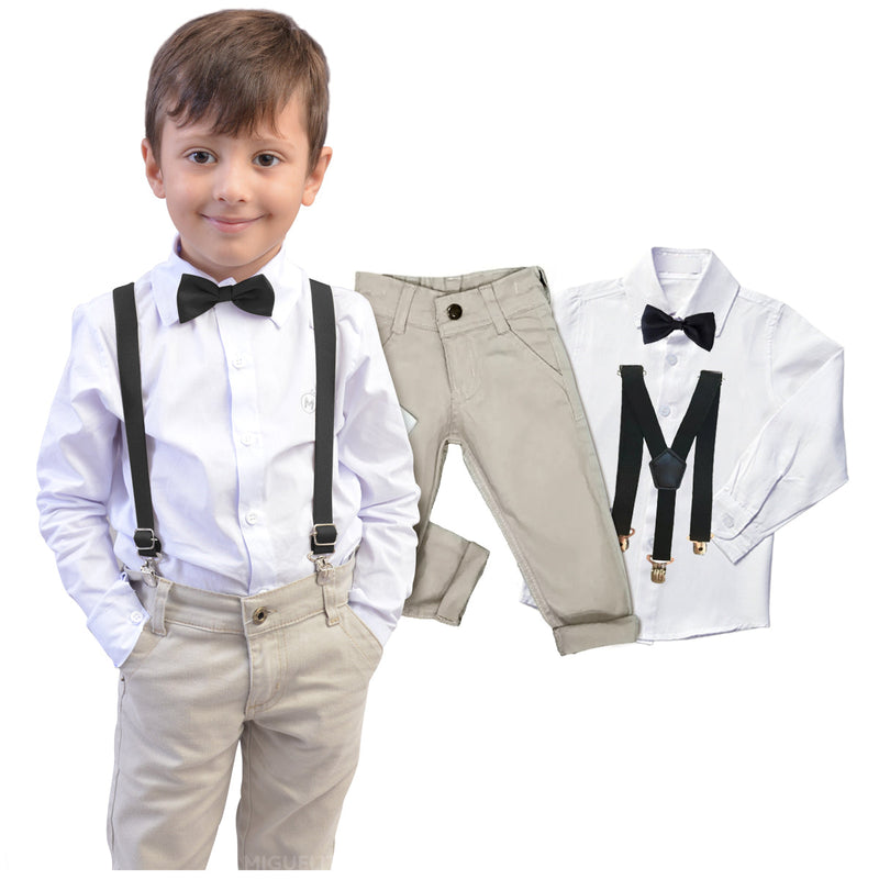 Conjunto Roupa Menino Bebê Batizado Casamento - Envio Rápido