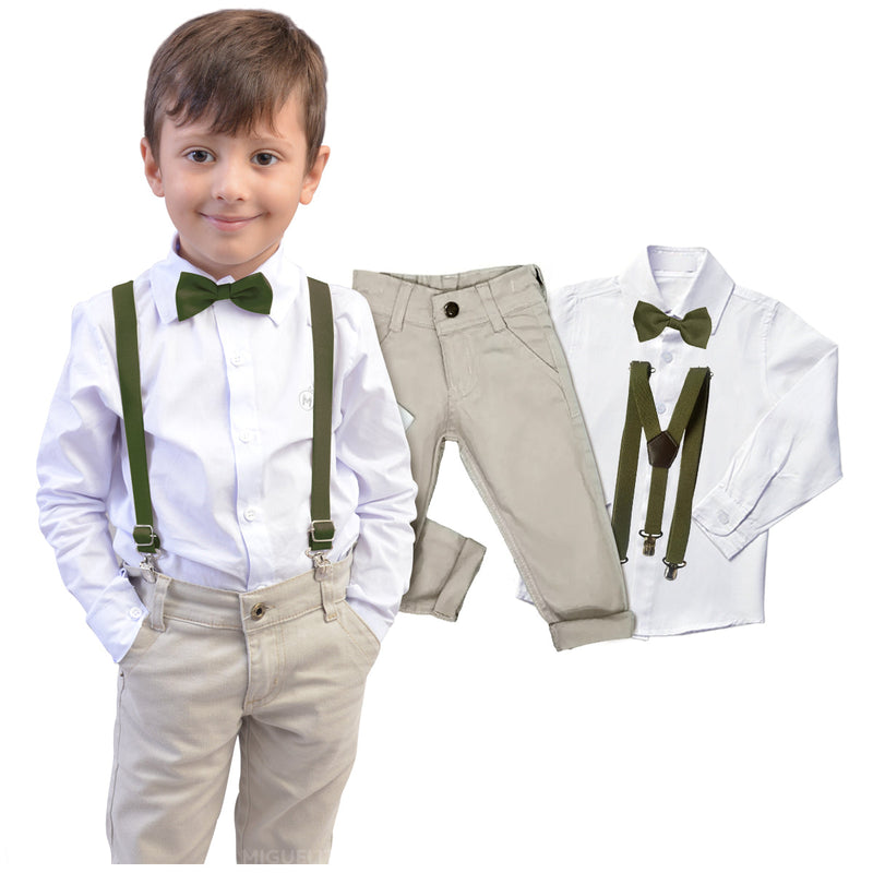 Conjunto Roupa Menino Bebê Batizado Casamento - Envio Rápido