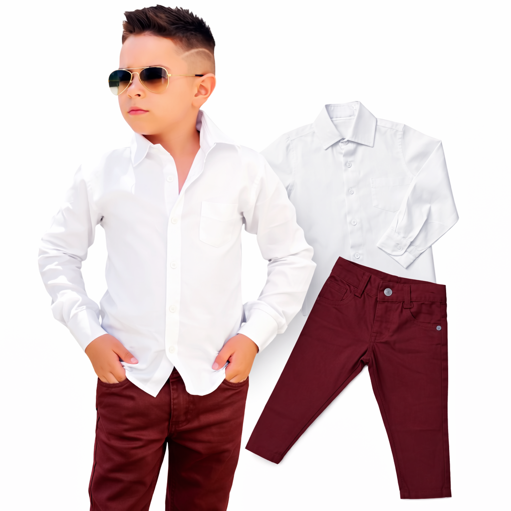 Calça e Camisa Manga Longa  Esporte Fino Várias Cores P ao 16 anos