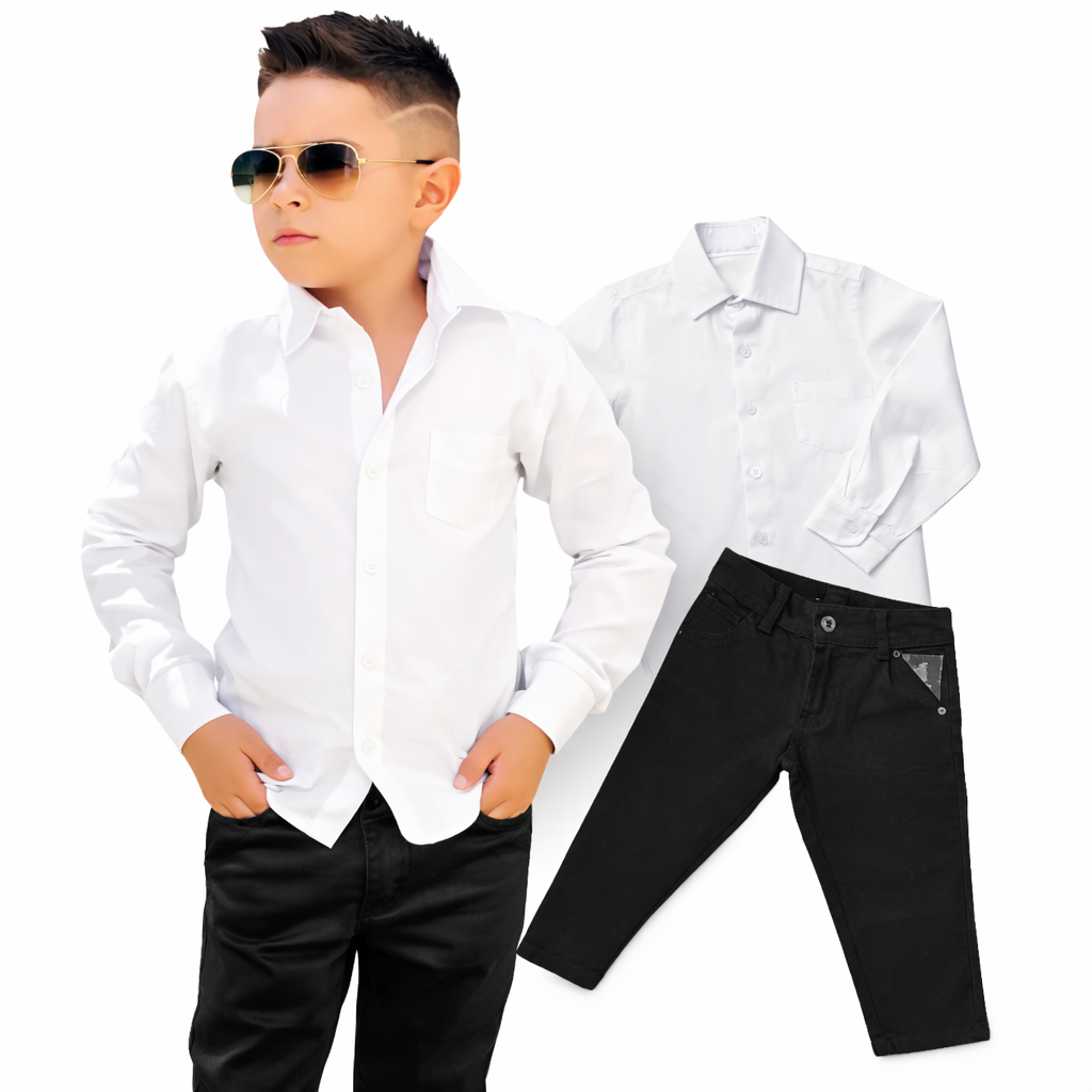 Calça e Camisa Manga Longa  Esporte Fino Várias Cores P ao 16 anos