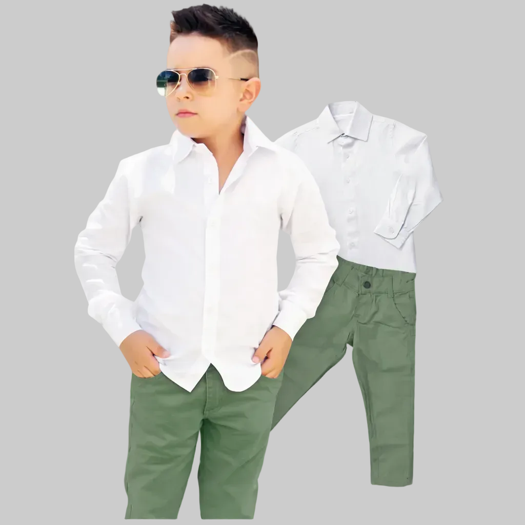 Calça e Camisa Esporte Fino Varias Cores 1 ao 16 anos