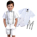 Roupa Infantil Social Menino - Bebê Batizado Festa - Casamento Verão