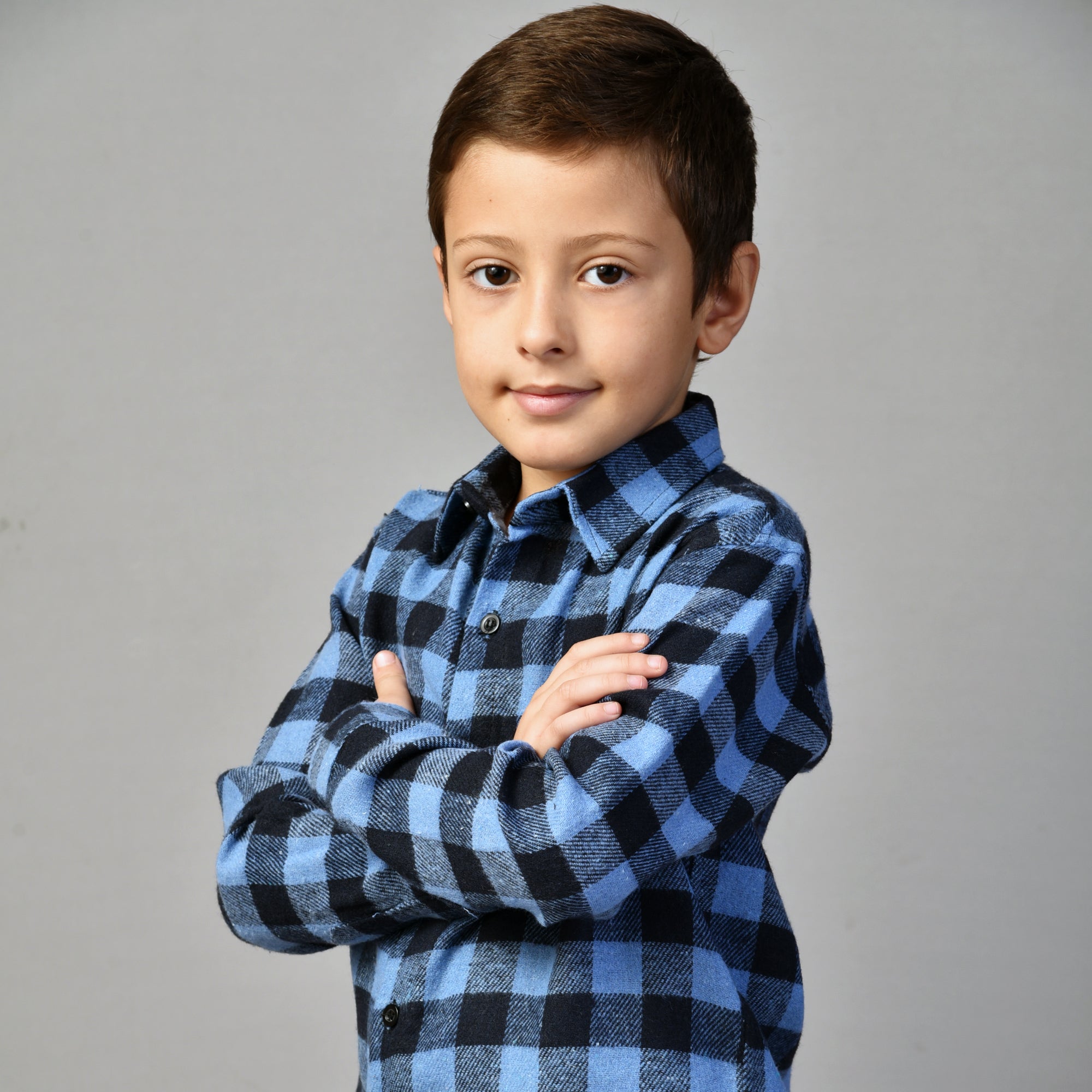 Camisa Xadrez bebê menino - Festa Junina Tam. PMG e 1 ao 10 anos (Atacado)