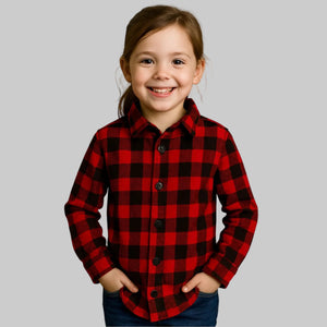 Camisa Feminina Infantil Xadrez Flanelada - Festa Junina  - São João