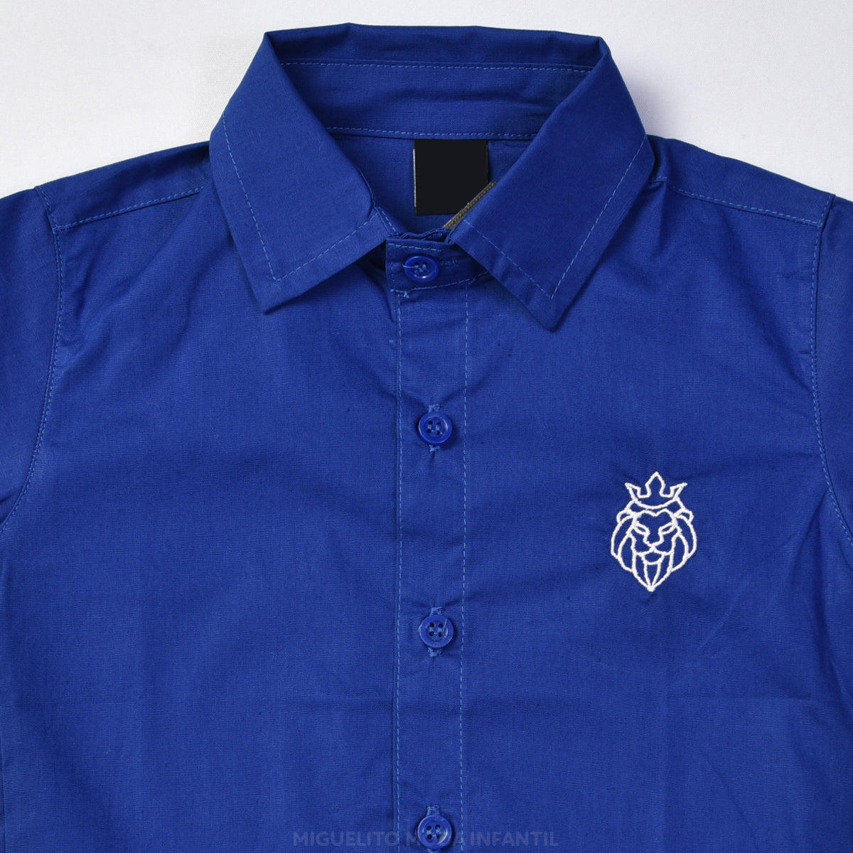 Camisa Social infantil Manga Curta Batizado Varias cores P ao 8 anos (Atacado)