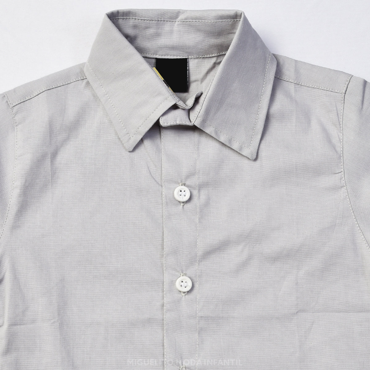 Camisa Social infantil Manga Curta Batizado Varias cores P ao 8 anos (Atacado)