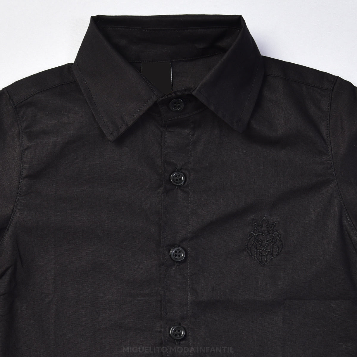 Camisa Social infantil Manga Curta Batizado Varias cores P ao 8 anos (Atacado)