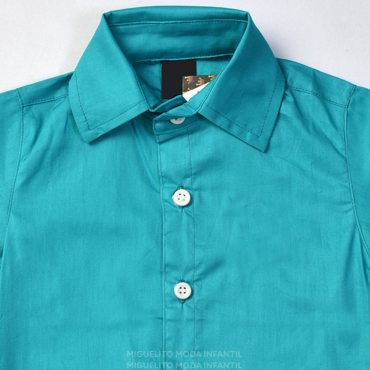 Camisa Social infantil Manga Curta Batizado Varias cores P ao 8 anos (Atacado)