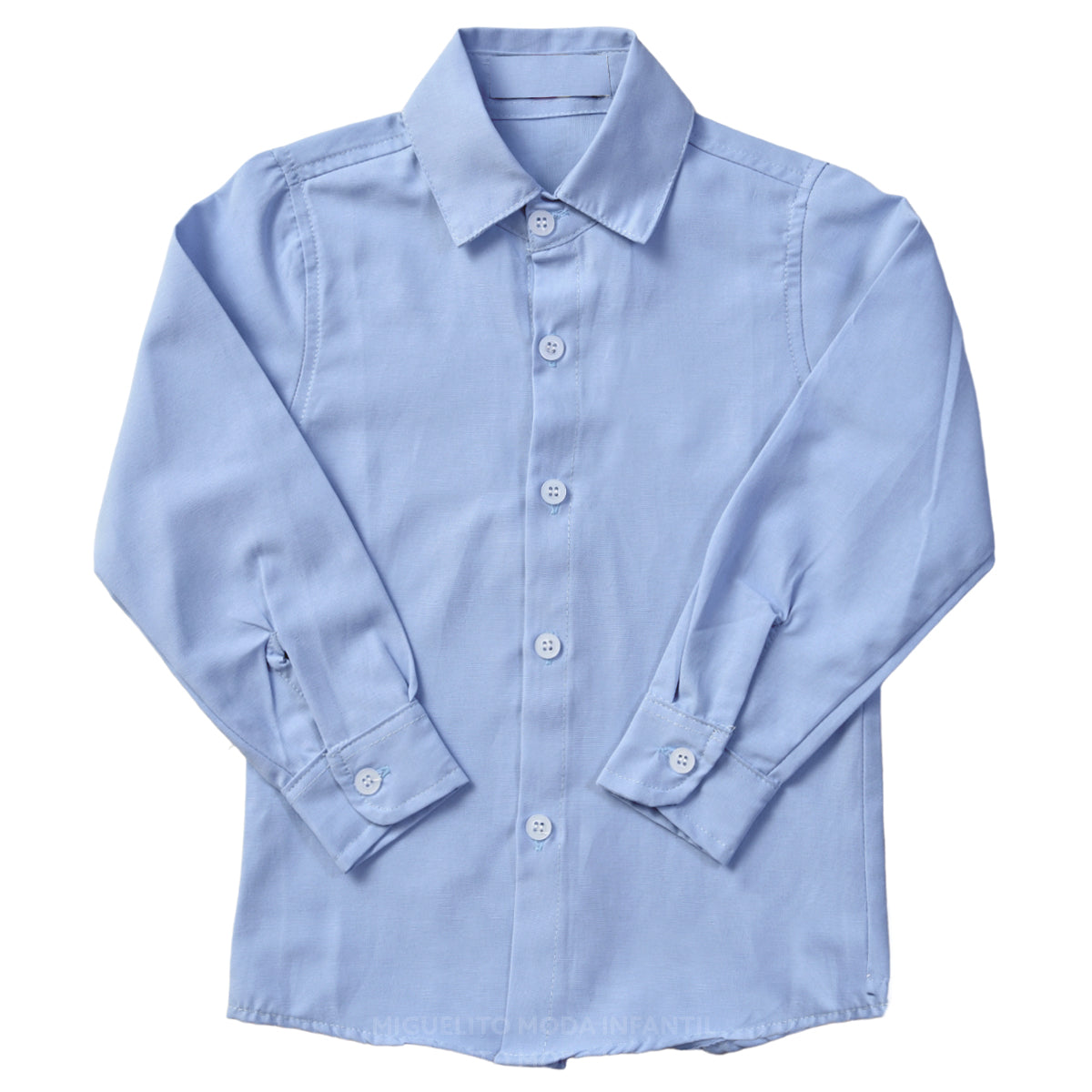 Camisa Social  Manga Longa Várias Cores P ao 8 anos (Atacado)