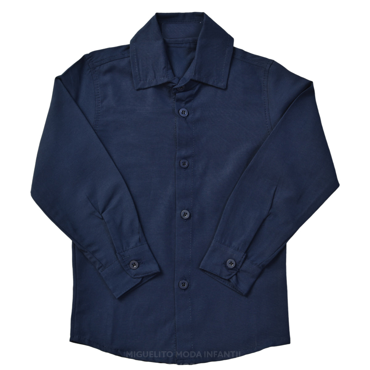 Camisa Social  Manga Longa Várias Cores P ao 8 anos (Atacado)