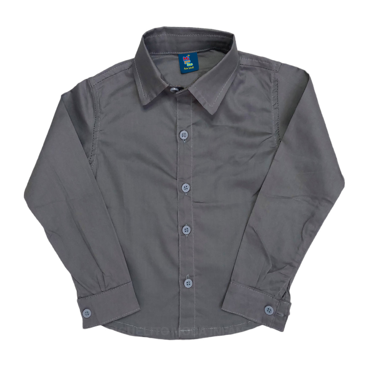 Camisa Infantil Social Manga Longa Batizado Casamento P ao 8 anos (Atacado)