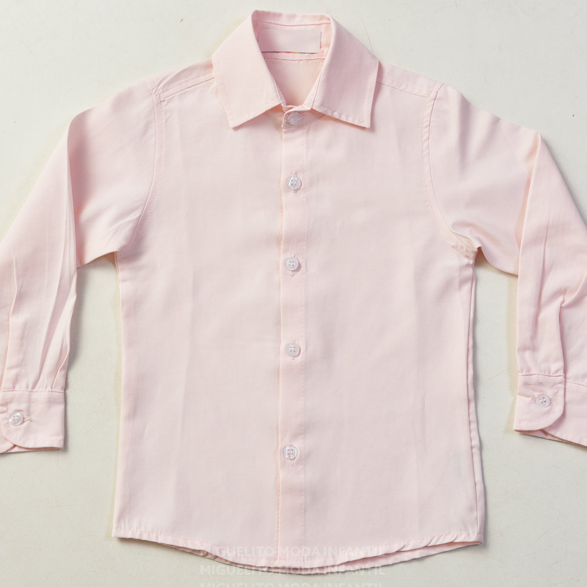 Camisa Social  Manga Longa Várias Cores P ao 8 anos (Atacado)