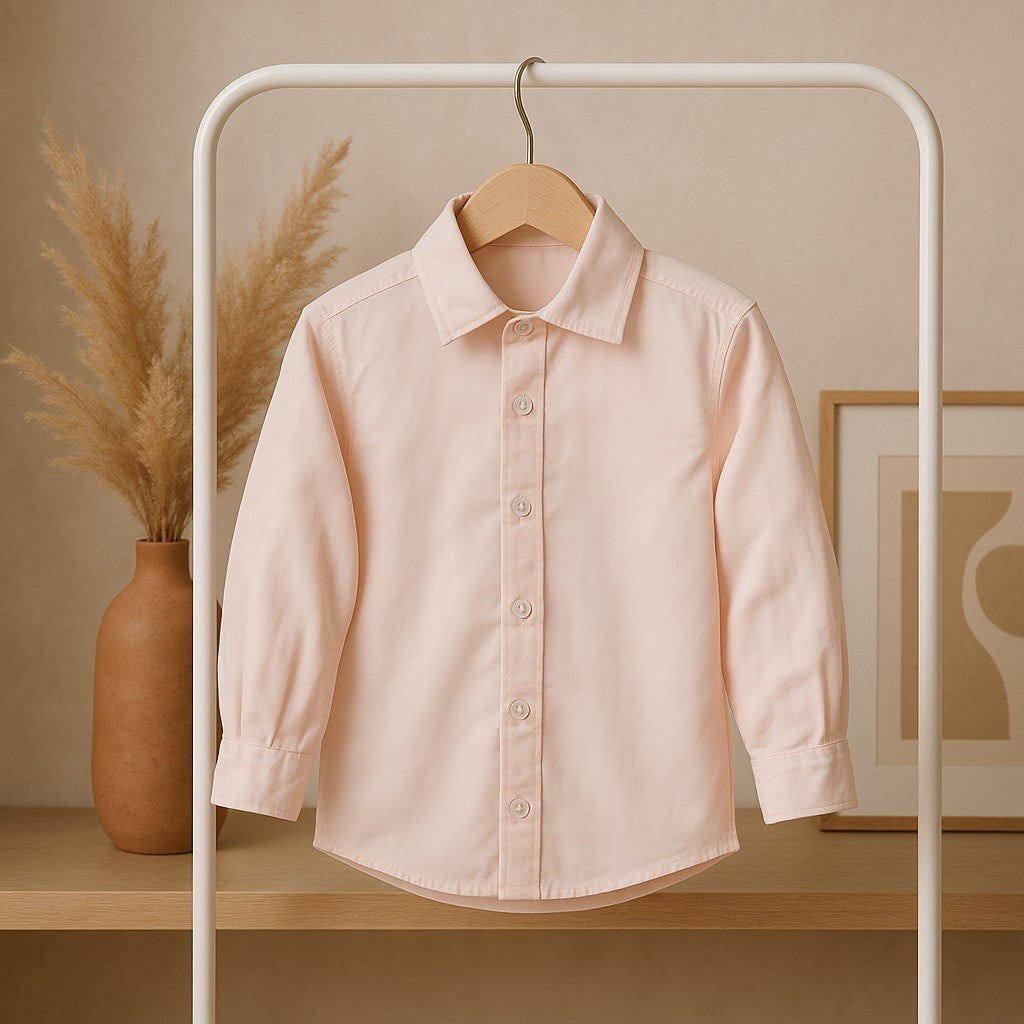 Camisa Infantil Social Manga Longa Batizado Casamento P ao 8 anos (Atacado)