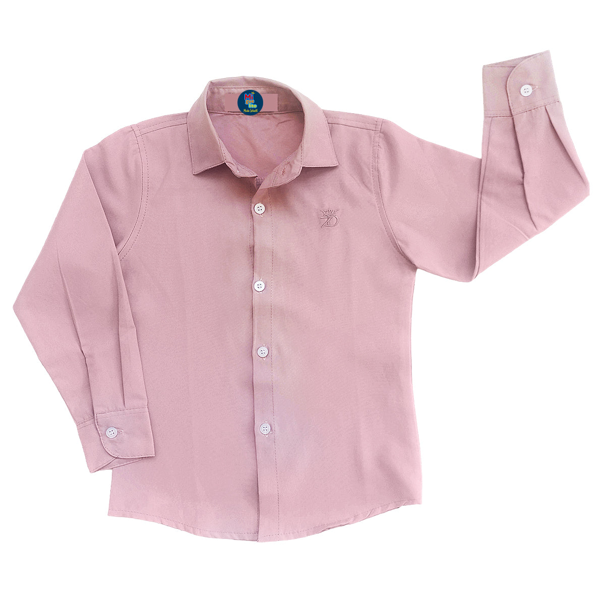 Camisa Juvenil Social Manga Longa Batizado Várias Cores 10 ao 16 Anos (Atacado)