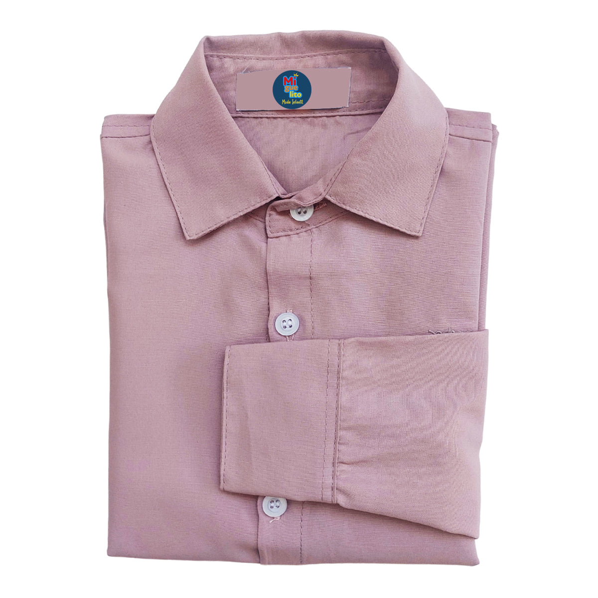 Camisa Juvenil Social Manga Longa Batizado Várias Cores 10 ao 16 Anos (Atacado)