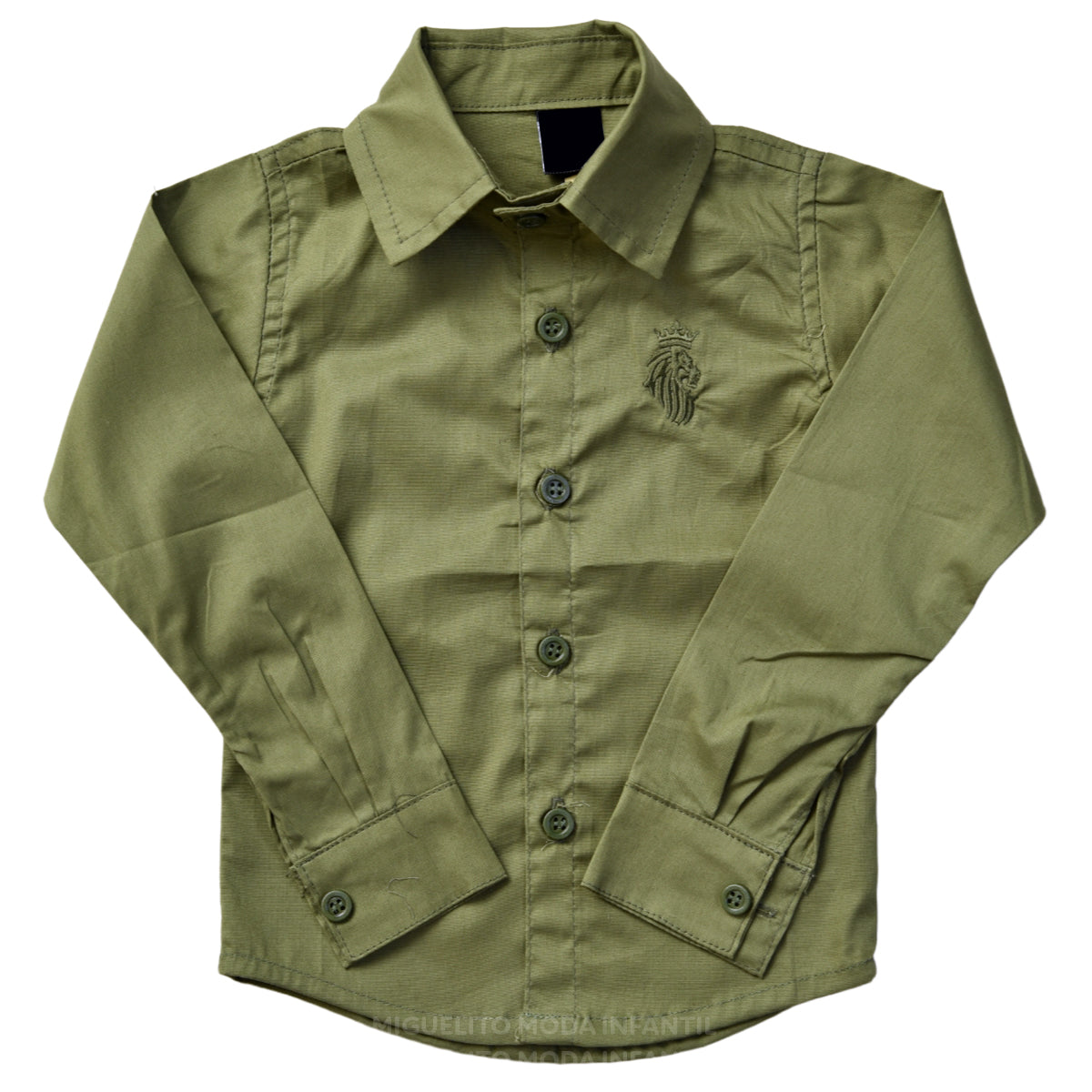 Camisa Infantil Social Manga Longa Batizado Casamento P ao 8 anos (Atacado)