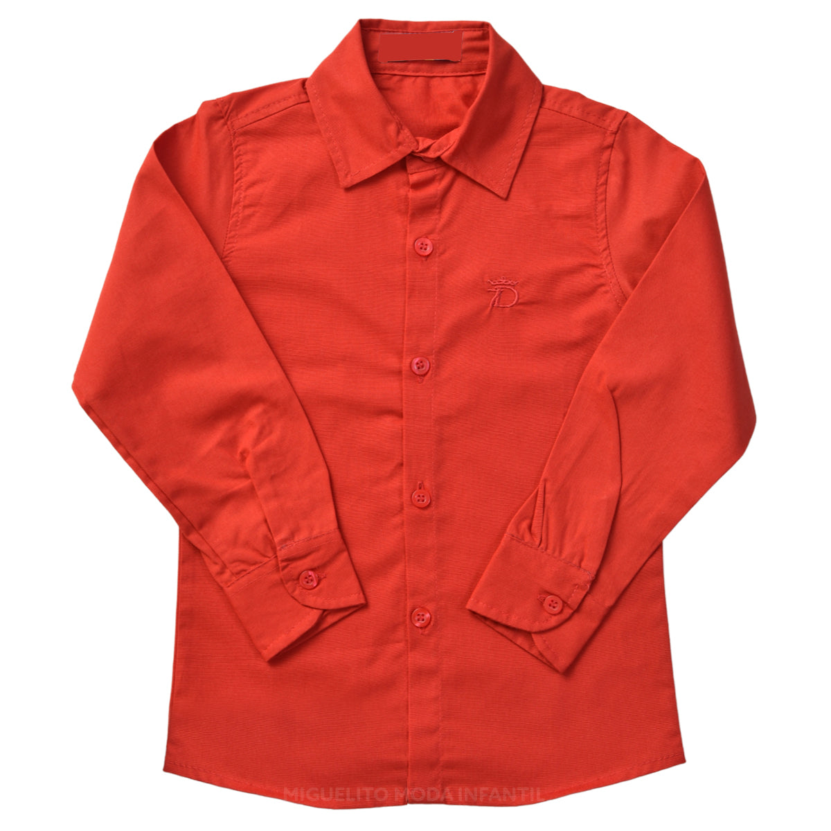 Camisa Social  Manga Longa Várias Cores P ao 8 anos (Atacado)