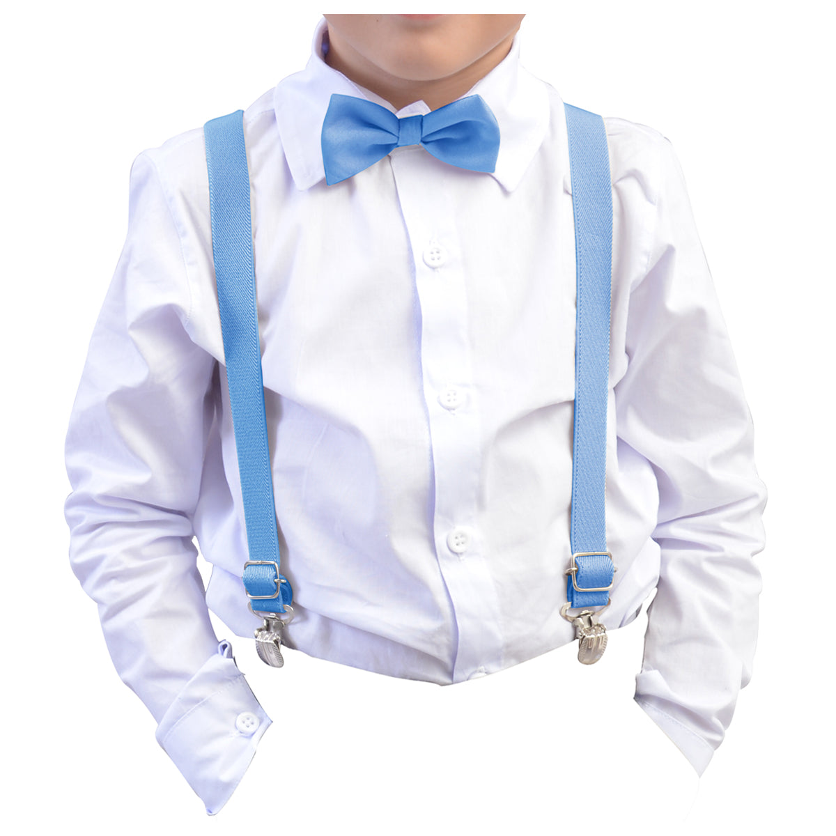 Conjunto Formatura Azul Bebê Manga Longa Infantil e Juvenil P ao 16 anos (Atacado)