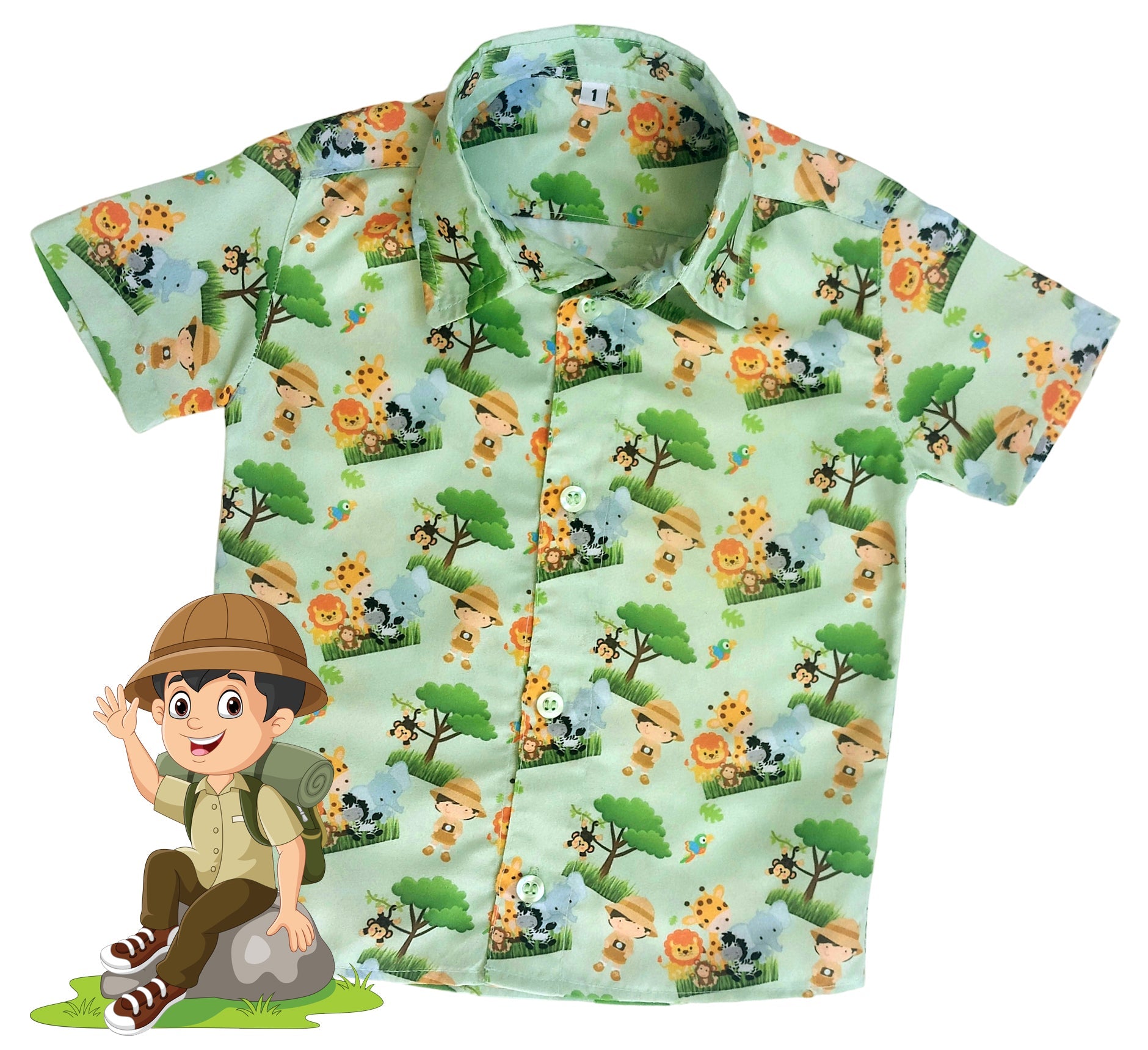 Conjunto Festa Infantil Safari Escoteiro Bebê - Kit completo Varias cores 1 ao 4 anos (Atacado)