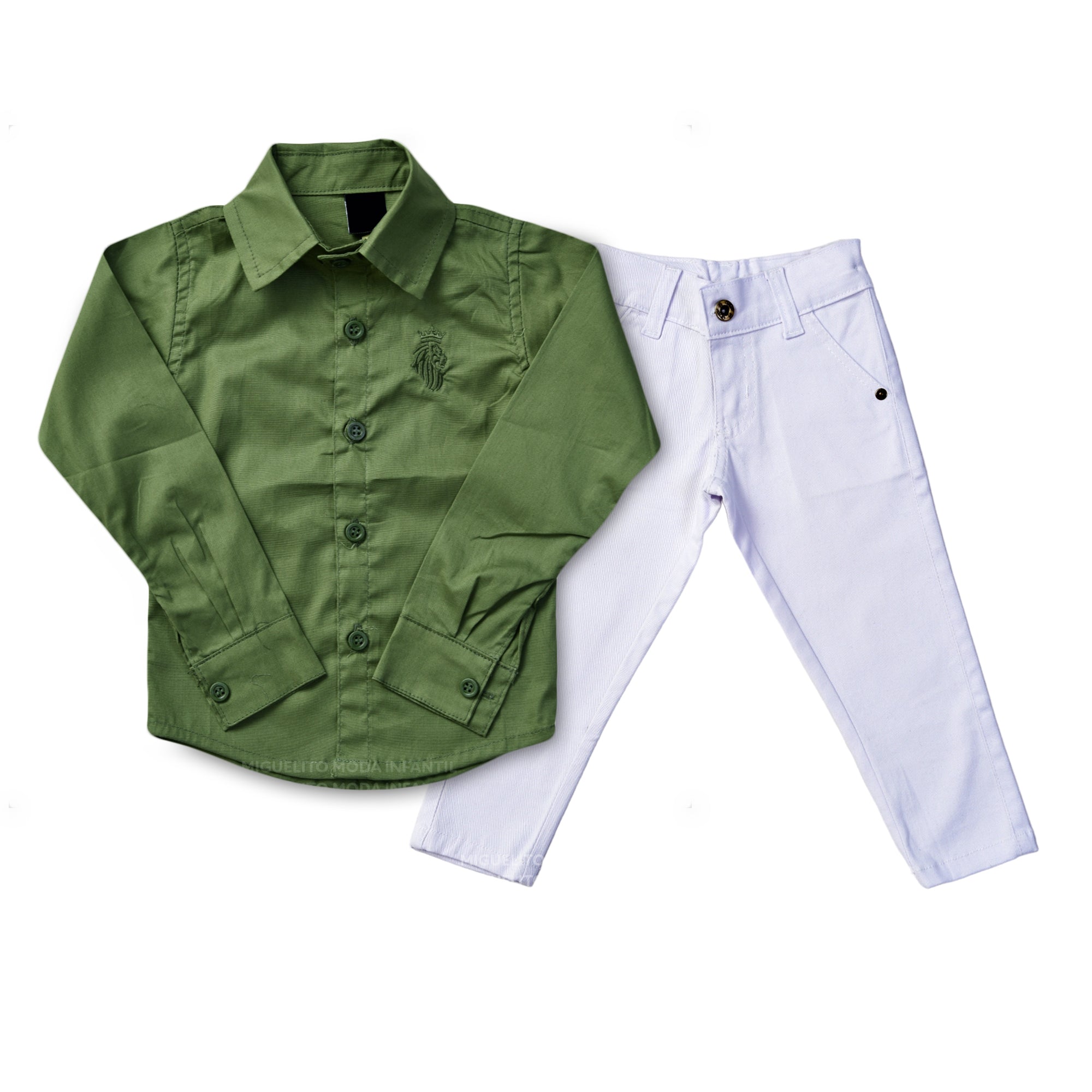 Calça Sarja  Infantil Bolso Faca  Várias Cores P ao 16 anos (Atacado)