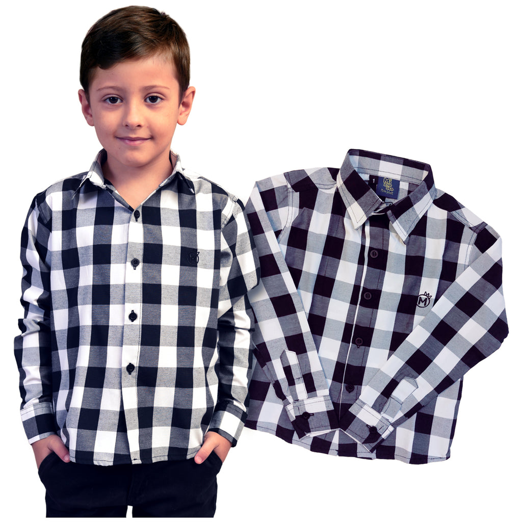 Camisa xadrez menino, Camisas de menino