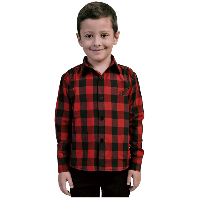 Camisa Xadrez Bebê Menino Várias Cores | 1-4 Anos