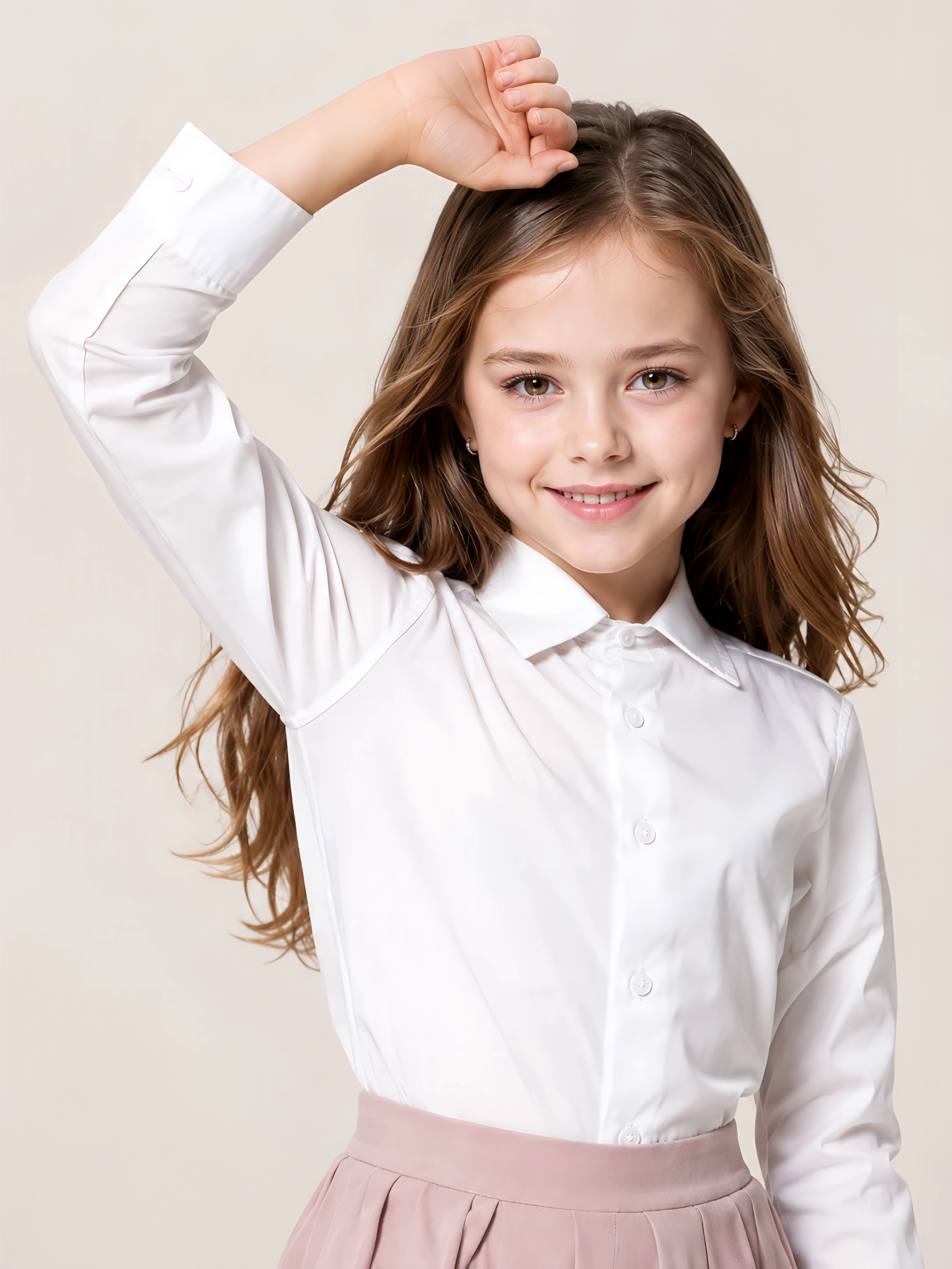Camisa Social Feminina  Manga Longa