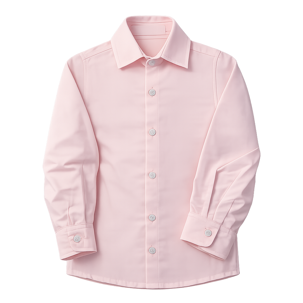 Conjunto Calça Com Suspensório e Camisa Manga Longa Rosa Bebê