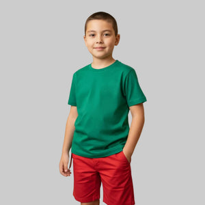 Conjunto Infantil Menino Natal camiseta básica 2 a 8 anos
