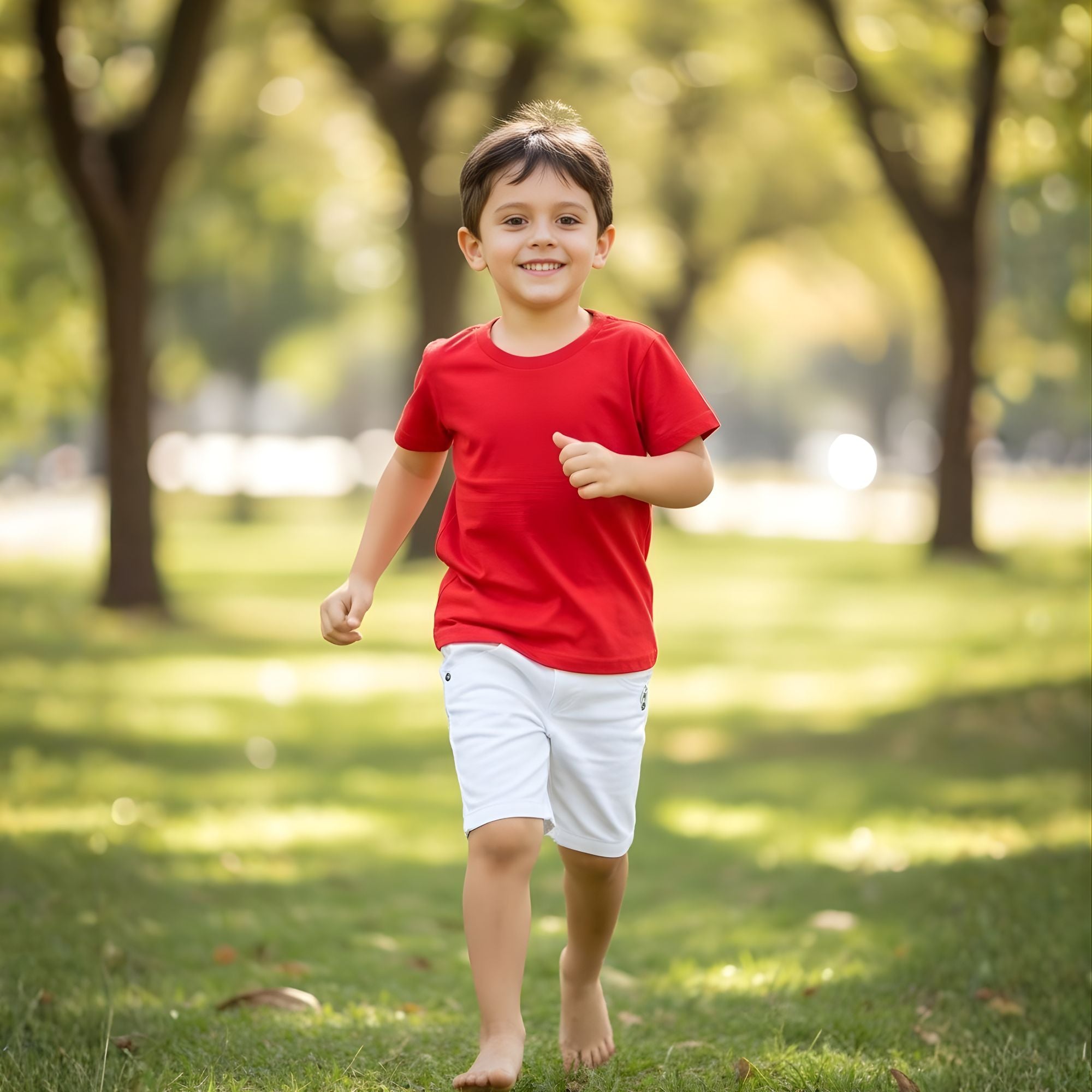 Conjunto Infantil Menino Natal camisa básica 2 a 8 anos
