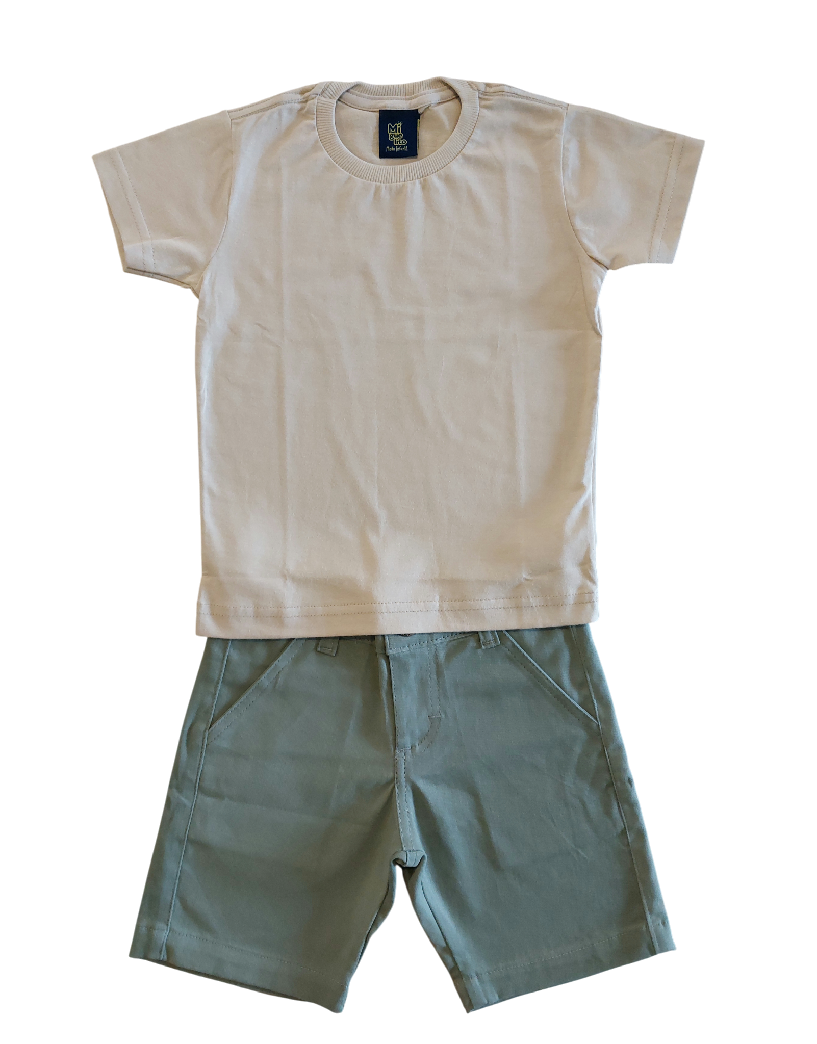 Conjunto Infantil Menino Ano Novo Réveillon Festas Branco 2 a 8 anos