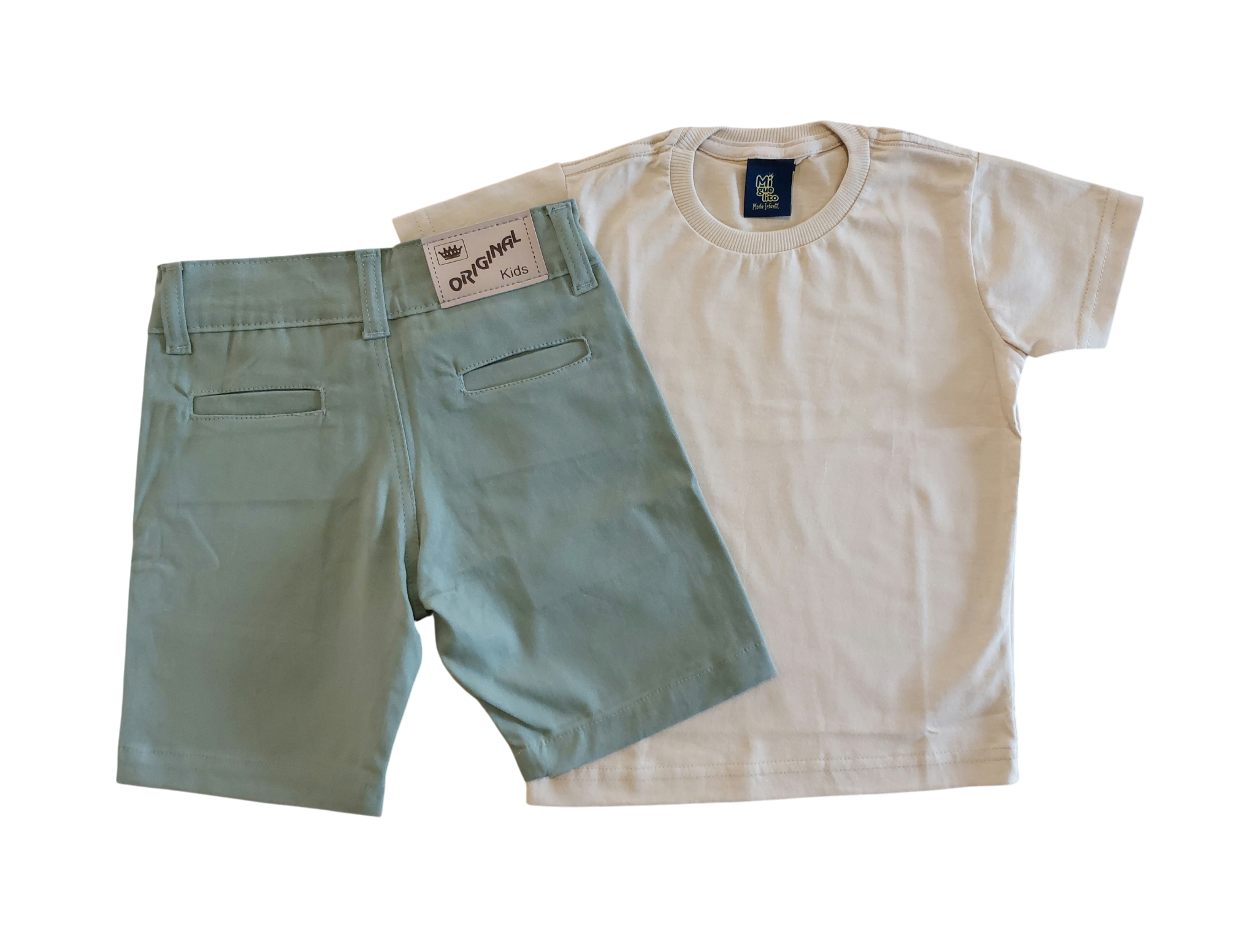 Conjunto Infantil Menino Ano Novo Réveillon Festas Branco 2 a 8 anos