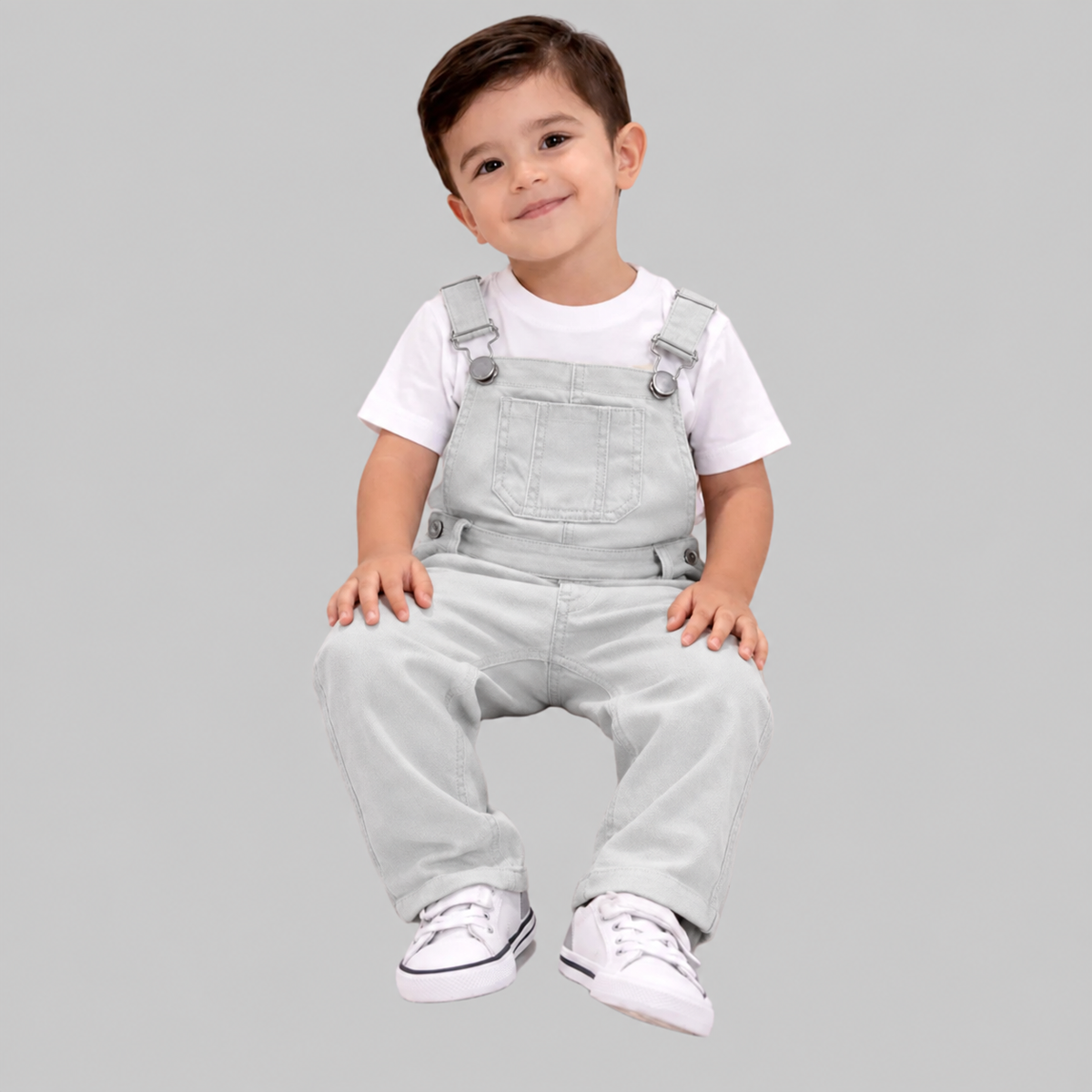 Jardineira Infantil em Sarja