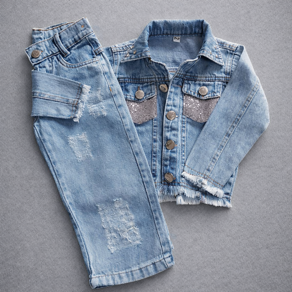 Conjunto Infantil Jaqueta Calça Menina Inverno